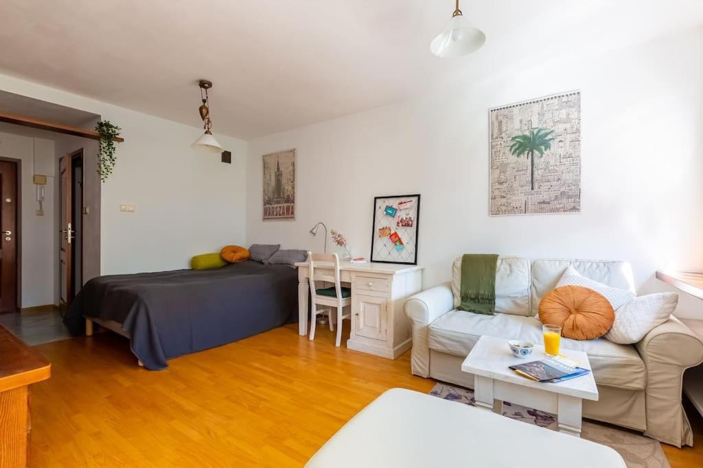 Cozy, Bright, Comfy Studio Next To The Old Town. Lägenhet Warszawa Exteriör bild